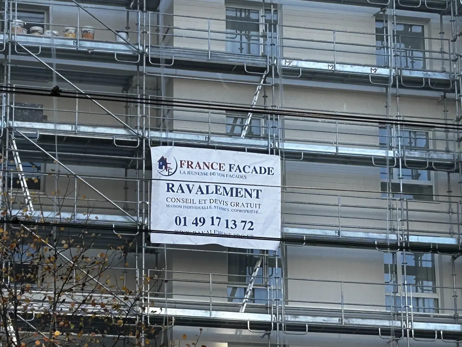 Ravalement de façade — FRANCE FACADE, façadier en Île-de-France